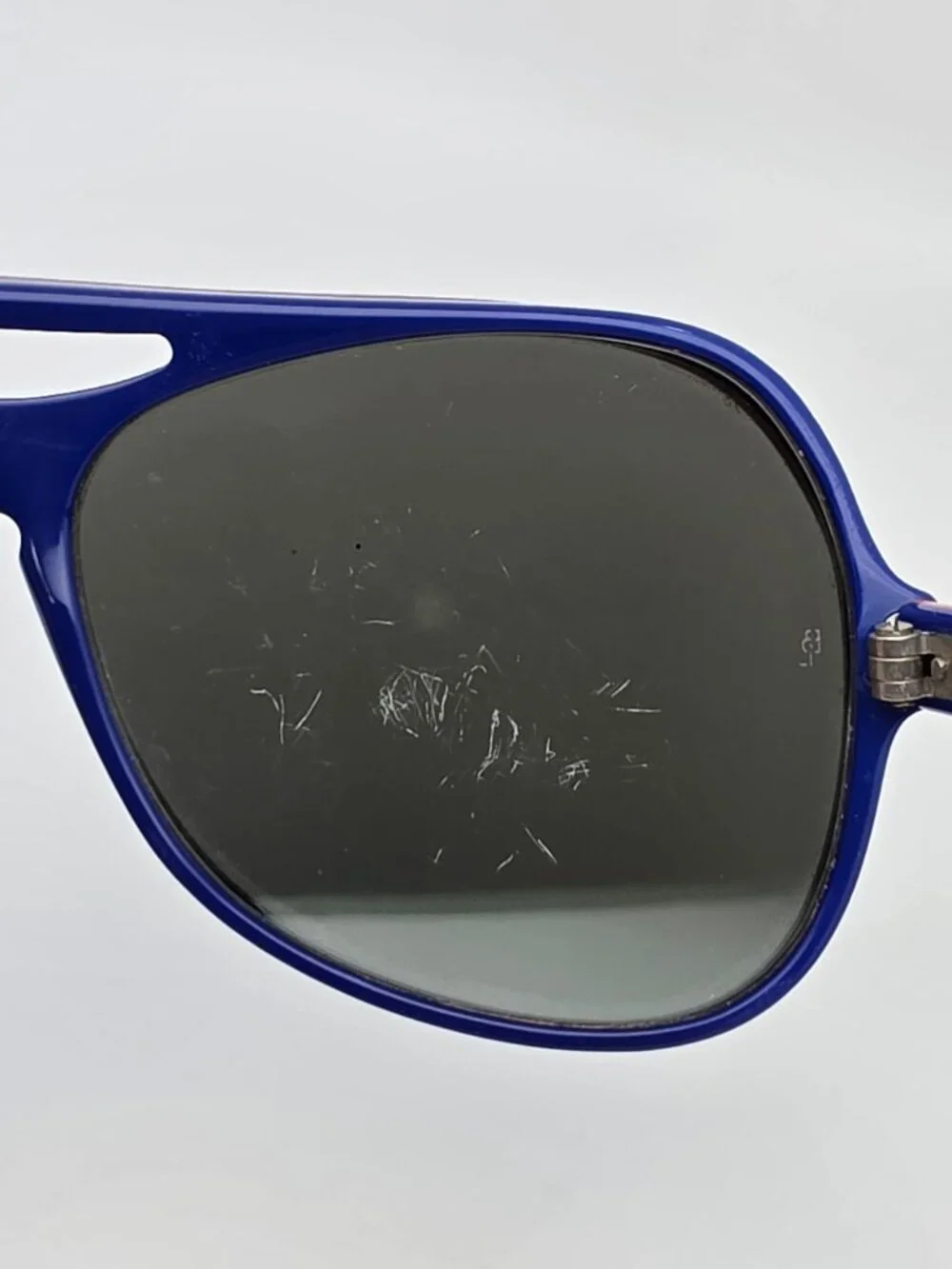 Ray-Ban B&L L9722 Powderhorn Black Frame G-31 Silver Mirror Aviator Sunglasses